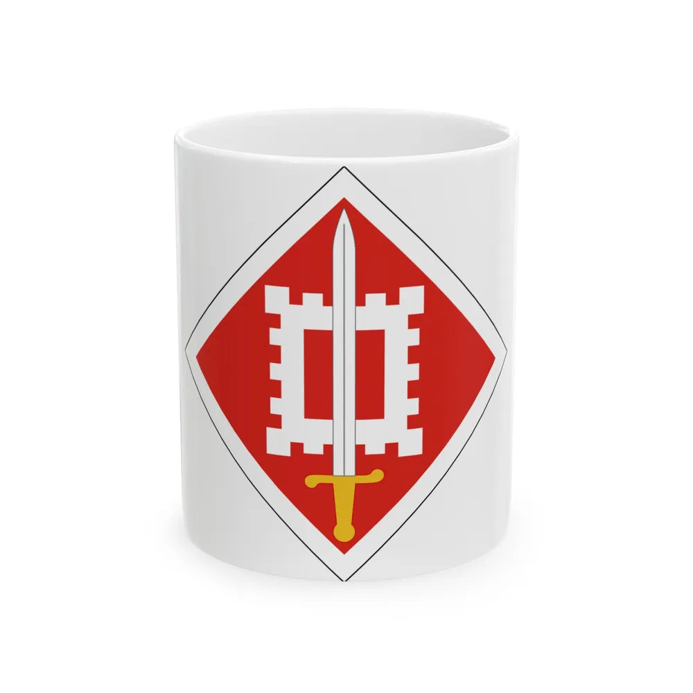 18th Engineer Brigade (U.S. Army) White Coffee Mug-11oz-Go Mug Yourself