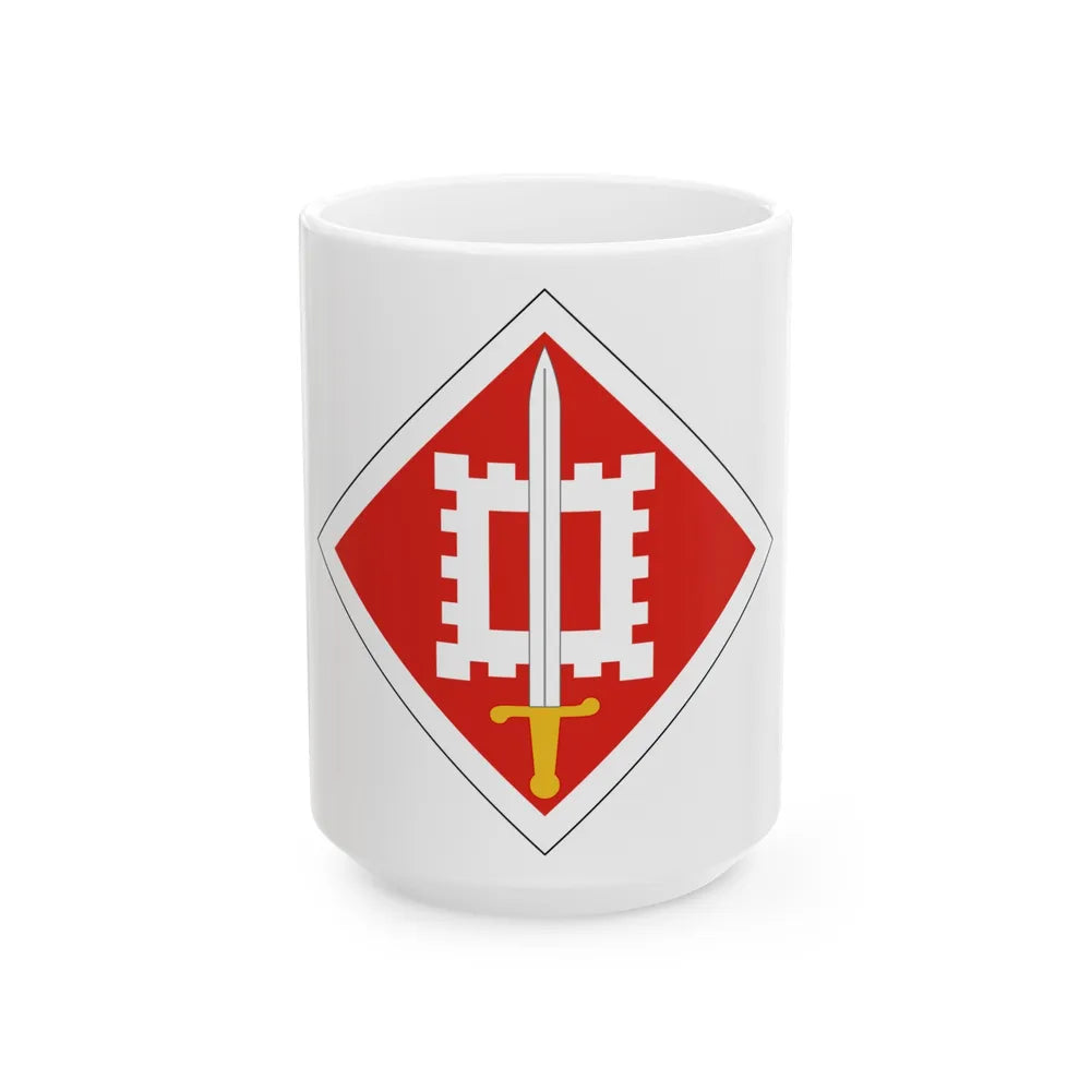 18th Engineer Brigade (U.S. Army) White Coffee Mug-15oz-Go Mug Yourself