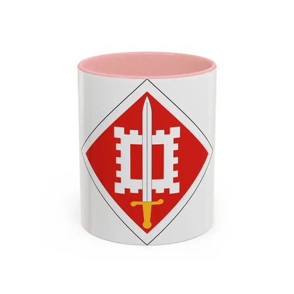 18th Engineer Brigade (U.S. Army) Accent Coffee Mug 11oz Pink - Go Mug Yourself