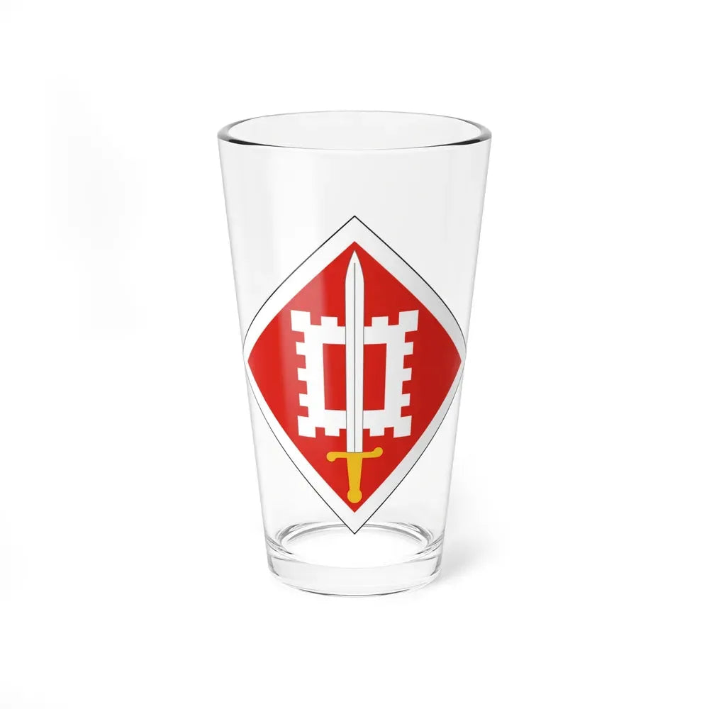 18th Engineer Brigade (U.S. Army) Pint Glass 16oz 16oz - Go Mug Yourself