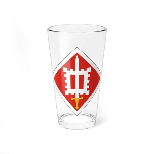 18th Engineer Brigade (U.S. Army) Pint Glass 16oz 16oz - Go Mug Yourself