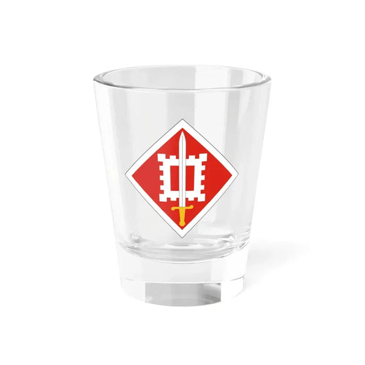 18th Engineer Brigade (U.S. Army) Shot Glass 1.5oz 1.5oz - Go Mug Yourself