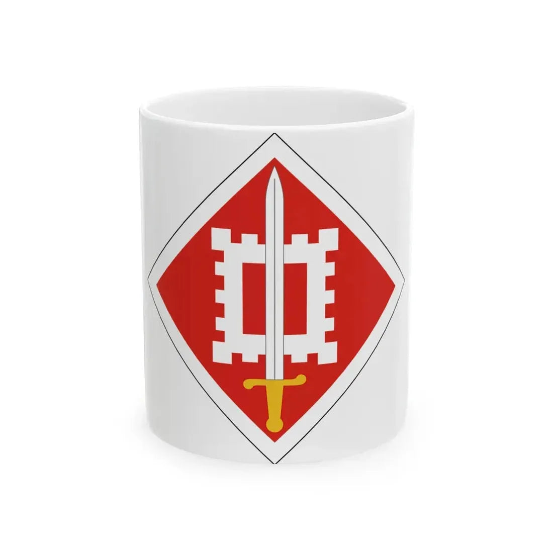 18th Engineer Brigade (U.S. Army) White Coffee Mug 11oz - Go Mug Yourself