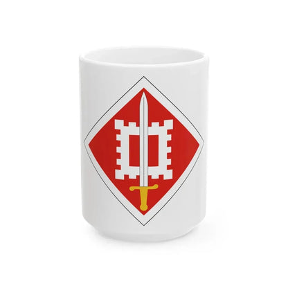 18th Engineer Brigade (U.S. Army) White Coffee Mug 15oz - Go Mug Yourself