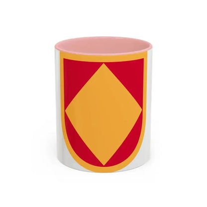 18th Field Artillery Brigade (U.S. Army) Accent Coffee Mug 11oz Pink - Go Mug Yourself