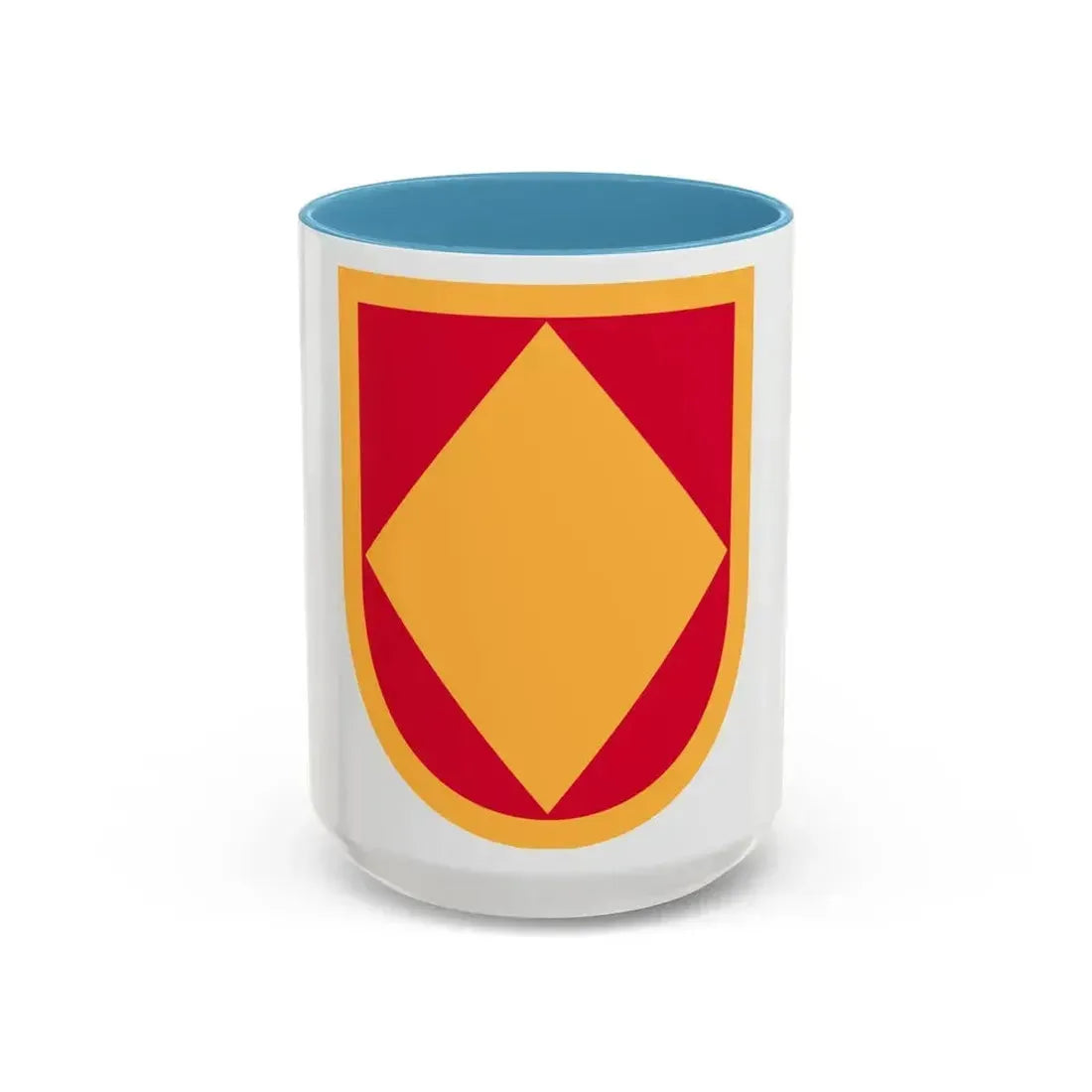 18th Field Artillery Brigade (U.S. Army) Accent Coffee Mug 15oz Light Blue - Go Mug Yourself