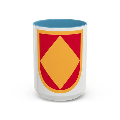 18th Field Artillery Brigade (U.S. Army) Accent Coffee Mug 15oz Light Blue - Go Mug Yourself