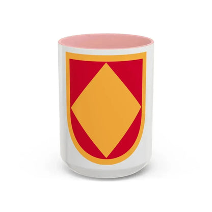 18th Field Artillery Brigade (U.S. Army) Accent Coffee Mug 15oz Pink - Go Mug Yourself