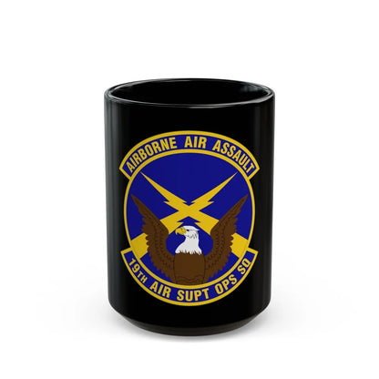 19 Air Support Operations Squadron ACC (U.S. Air Force) Black Coffee Mug-15oz-Go Mug Yourself