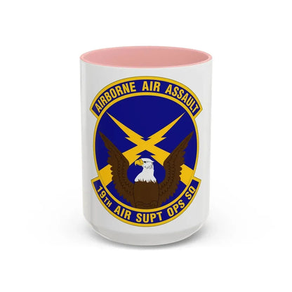 19 Air Support Operations Squadron ACC (U.S. Air Force) Accent Coffee Mug 15oz Pink - Go Mug Yourself