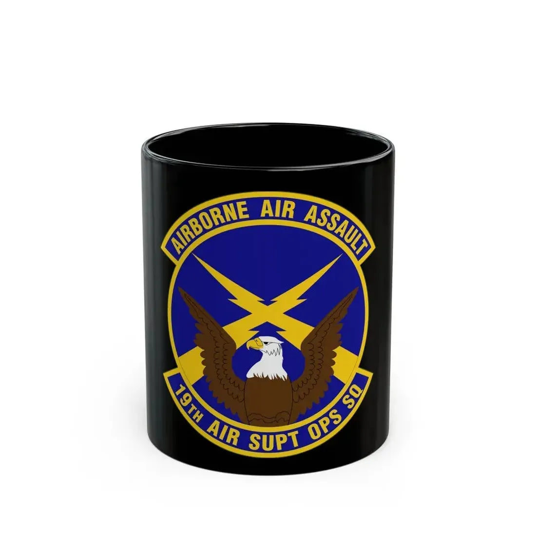 19 Air Support Operations Squadron ACC (U.S. Air Force) Black Coffee Mug 11oz - Go Mug Yourself