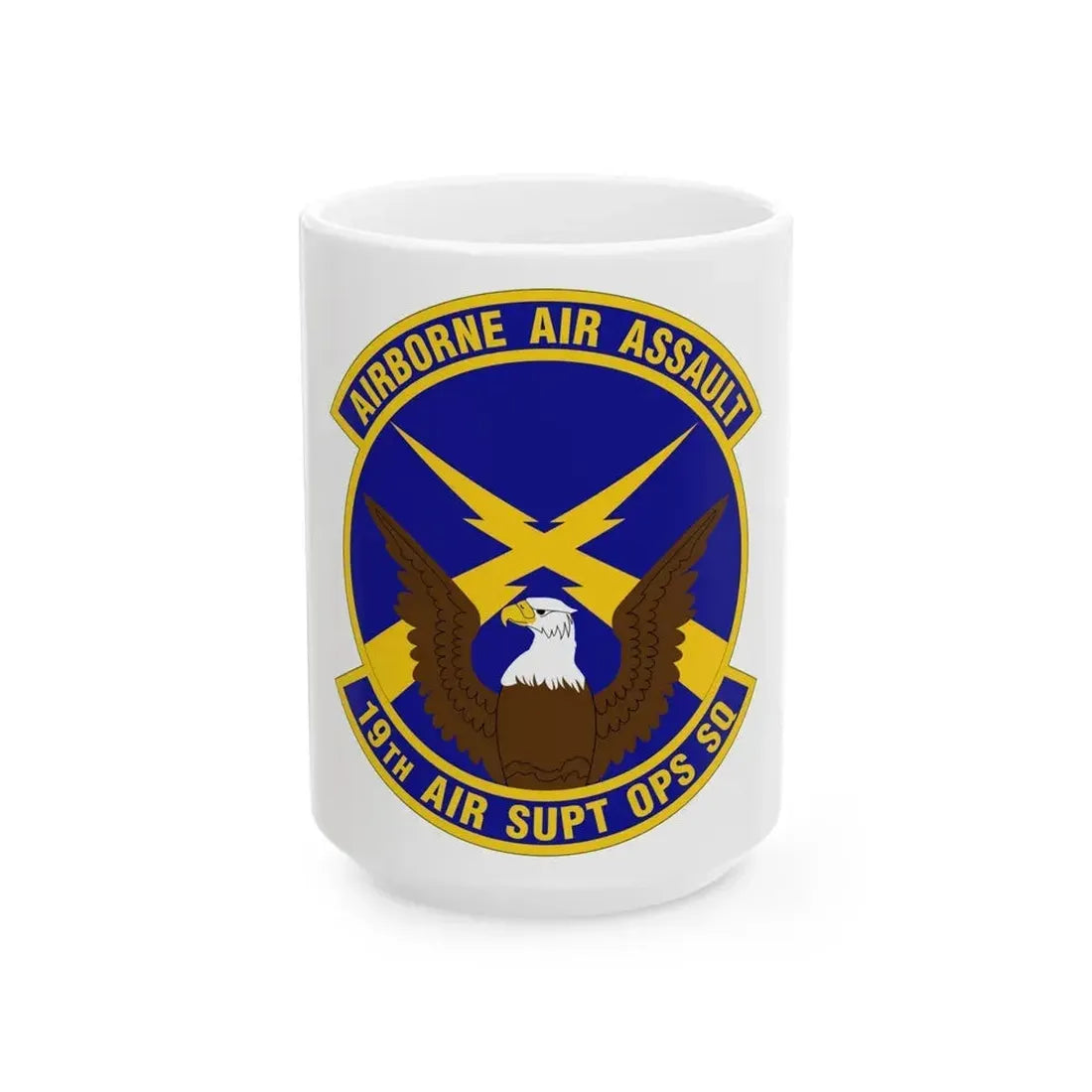 19 Air Support Operations Squadron ACC (U.S. Air Force) White Coffee Mug 15oz - Go Mug Yourself