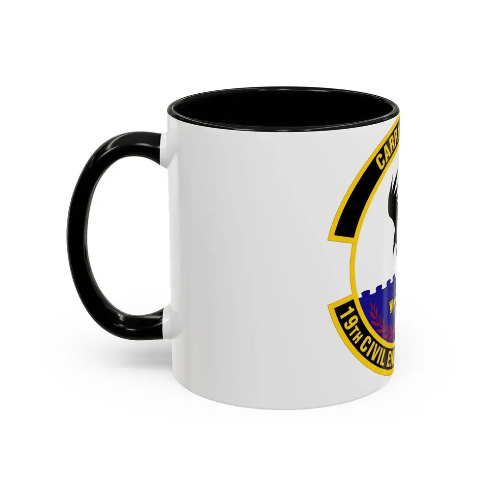 19 Civil Engineer Squadron AMC (U.S. Air Force) Accent Coffee Mug - Go Mug Yourself