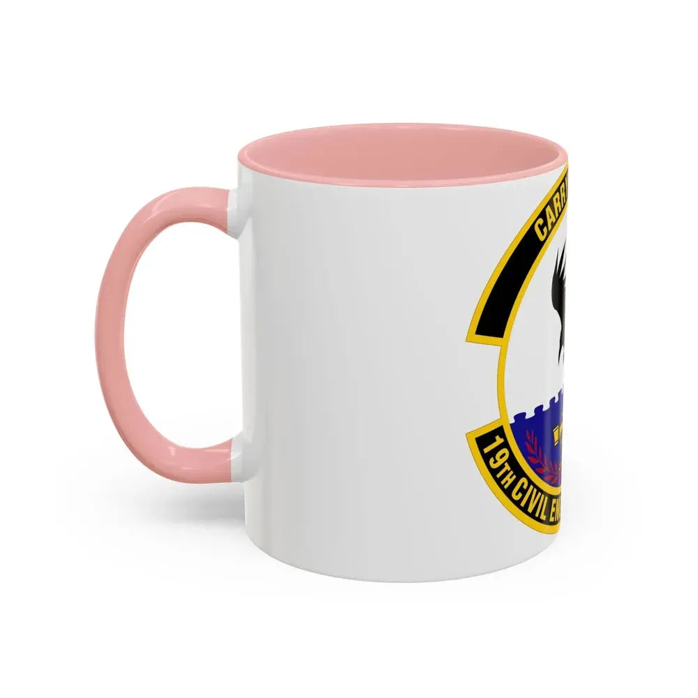 19 Civil Engineer Squadron AMC (U.S. Air Force) Accent Coffee Mug - Go Mug Yourself