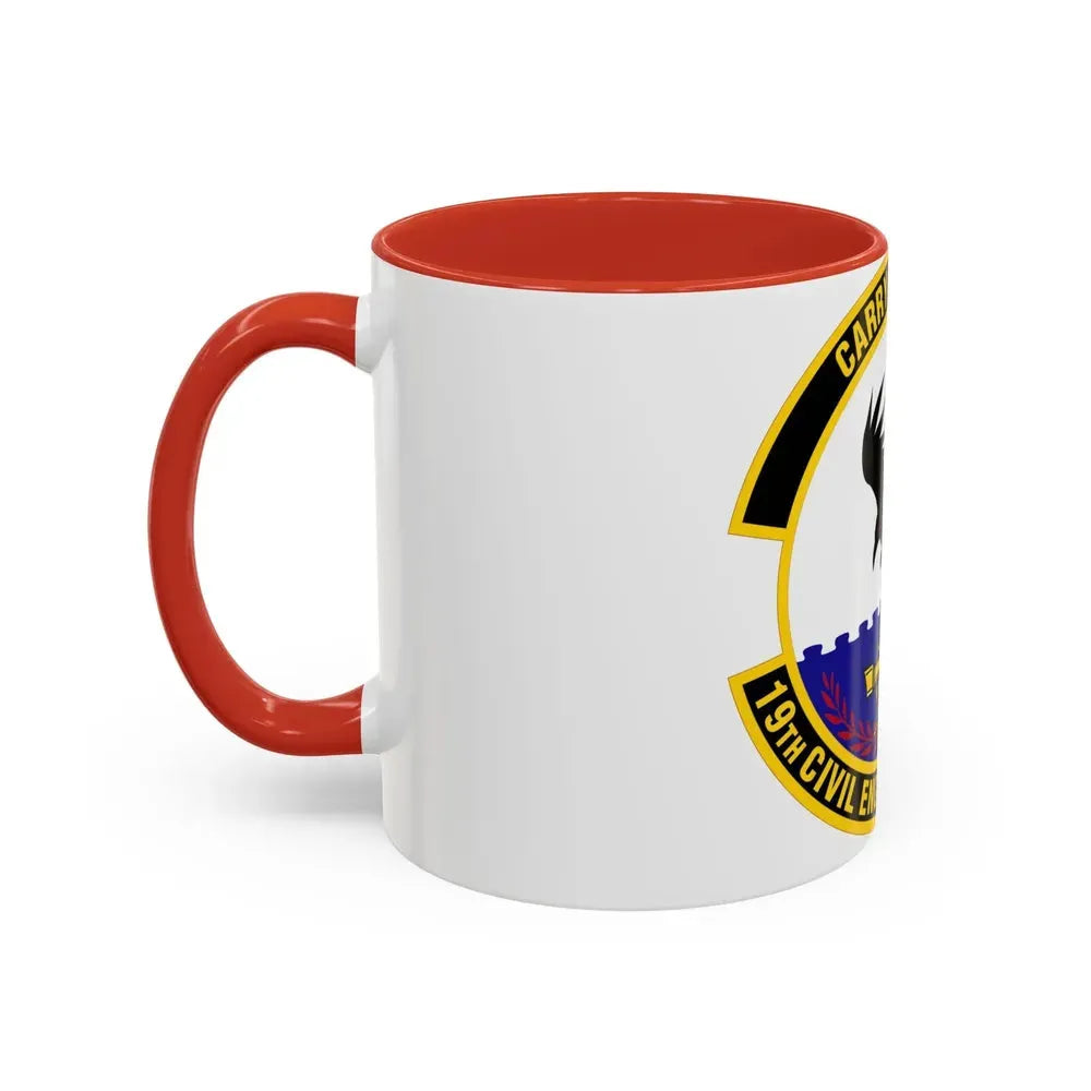 19 Civil Engineer Squadron AMC (U.S. Air Force) Accent Coffee Mug - Go Mug Yourself
