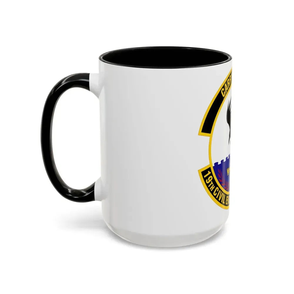 19 Civil Engineer Squadron AMC (U.S. Air Force) Accent Coffee Mug - Go Mug Yourself