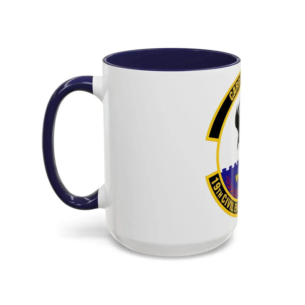 19 Civil Engineer Squadron AMC (U.S. Air Force) Accent Coffee Mug - Go Mug Yourself