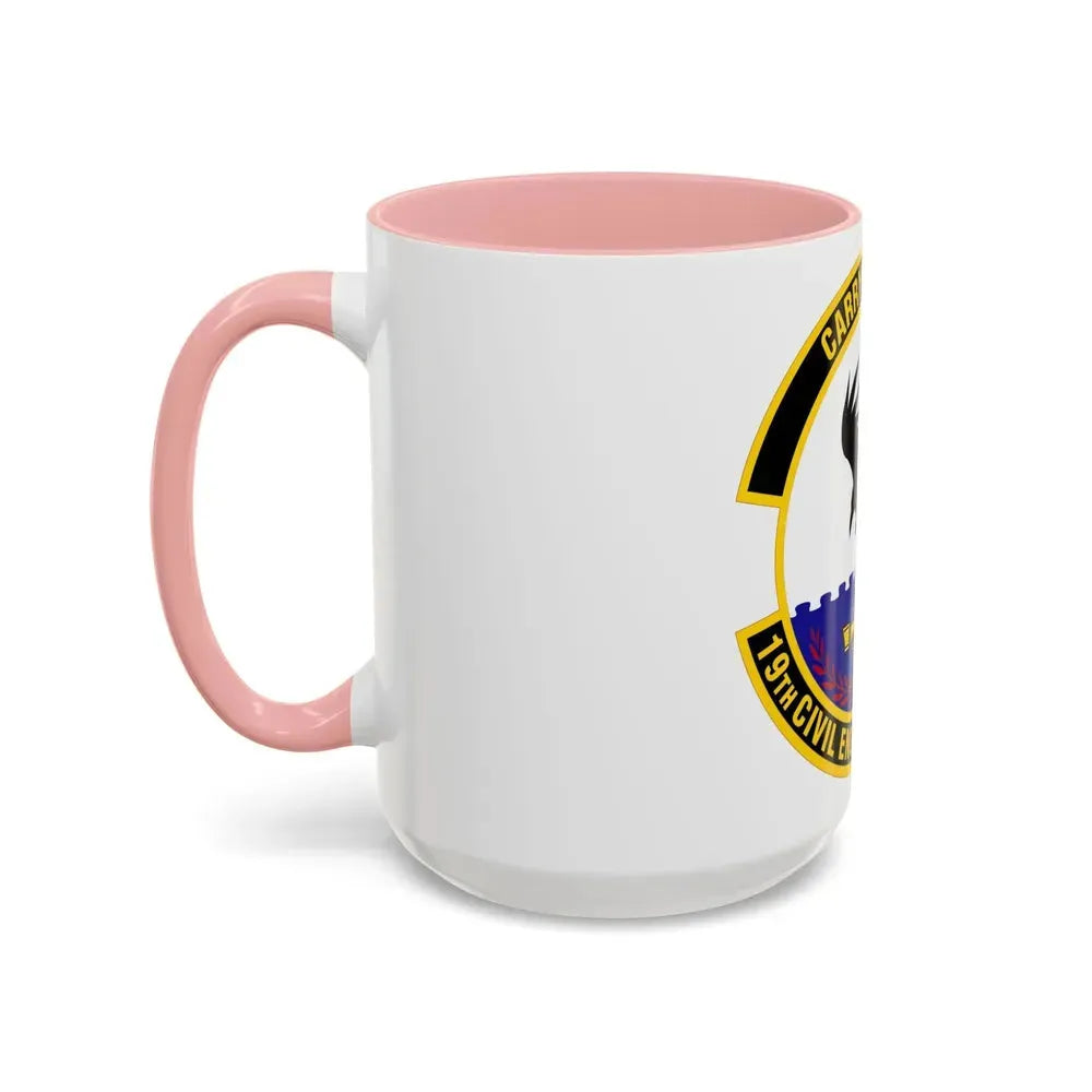 19 Civil Engineer Squadron AMC (U.S. Air Force) Accent Coffee Mug - Go Mug Yourself