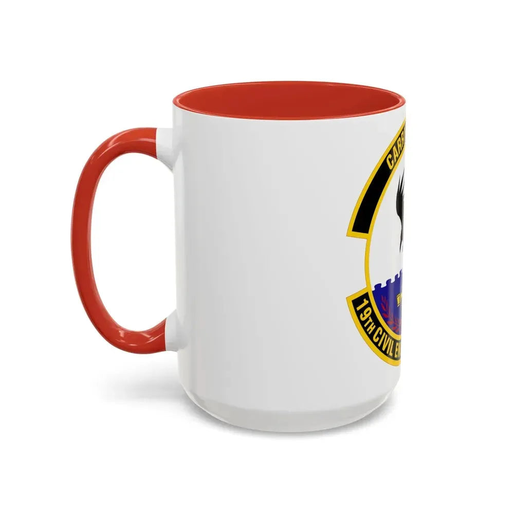 19 Civil Engineer Squadron AMC (U.S. Air Force) Accent Coffee Mug - Go Mug Yourself