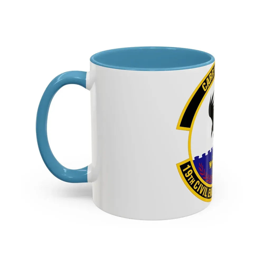 19 Civil Engineer Squadron AMC (U.S. Air Force) Accent Coffee Mug - Go Mug Yourself