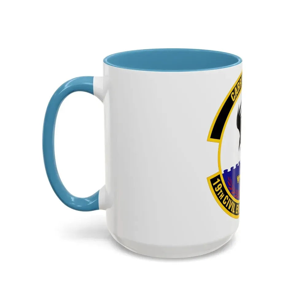 19 Civil Engineer Squadron AMC (U.S. Air Force) Accent Coffee Mug - Go Mug Yourself