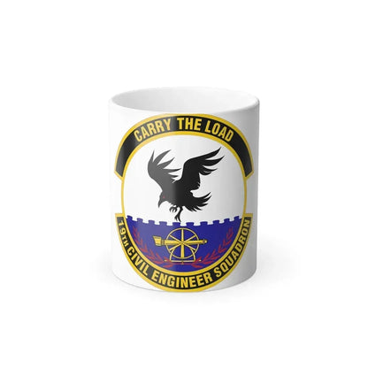 19 Civil Engineer Squadron AMC (U.S. Air Force) Color Changing Coffee Mug 11oz - Go Mug Yourself