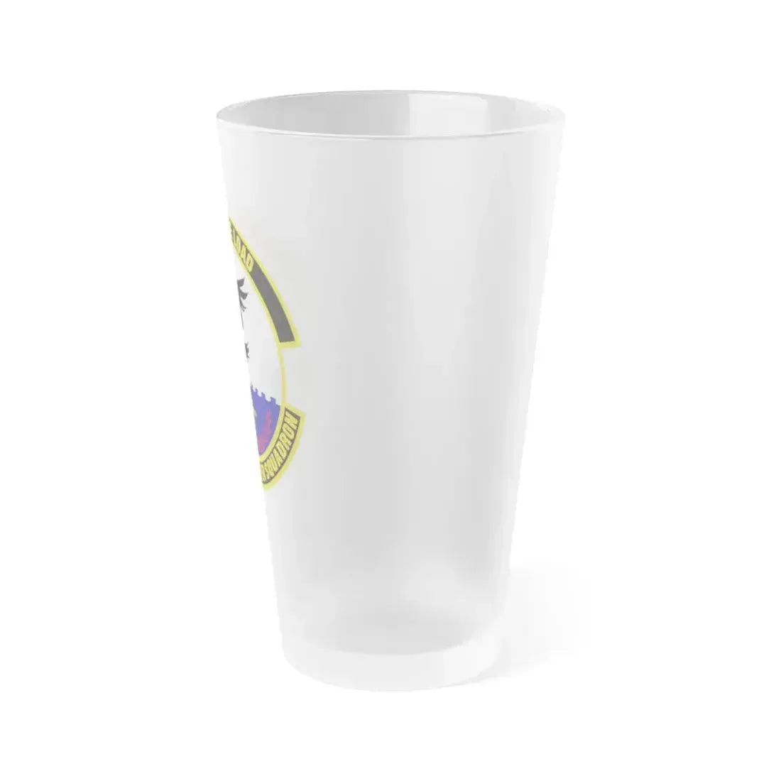 19 Civil Engineer Squadron AMC (U.S. Air Force) Frosted Pint Glass 16oz - Go Mug Yourself