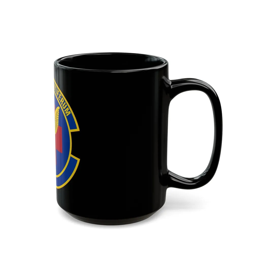 19 Healthcare Operations Squadron AMC (U.S. Air Force) Black Coffee Mug-Go Mug Yourself