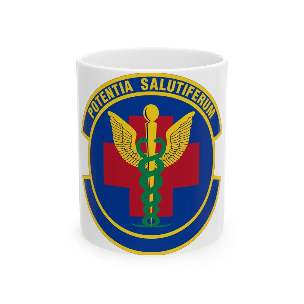 19 Healthcare Operations Squadron AMC (U.S. Air Force) White Coffee Mug-11oz-Go Mug Yourself