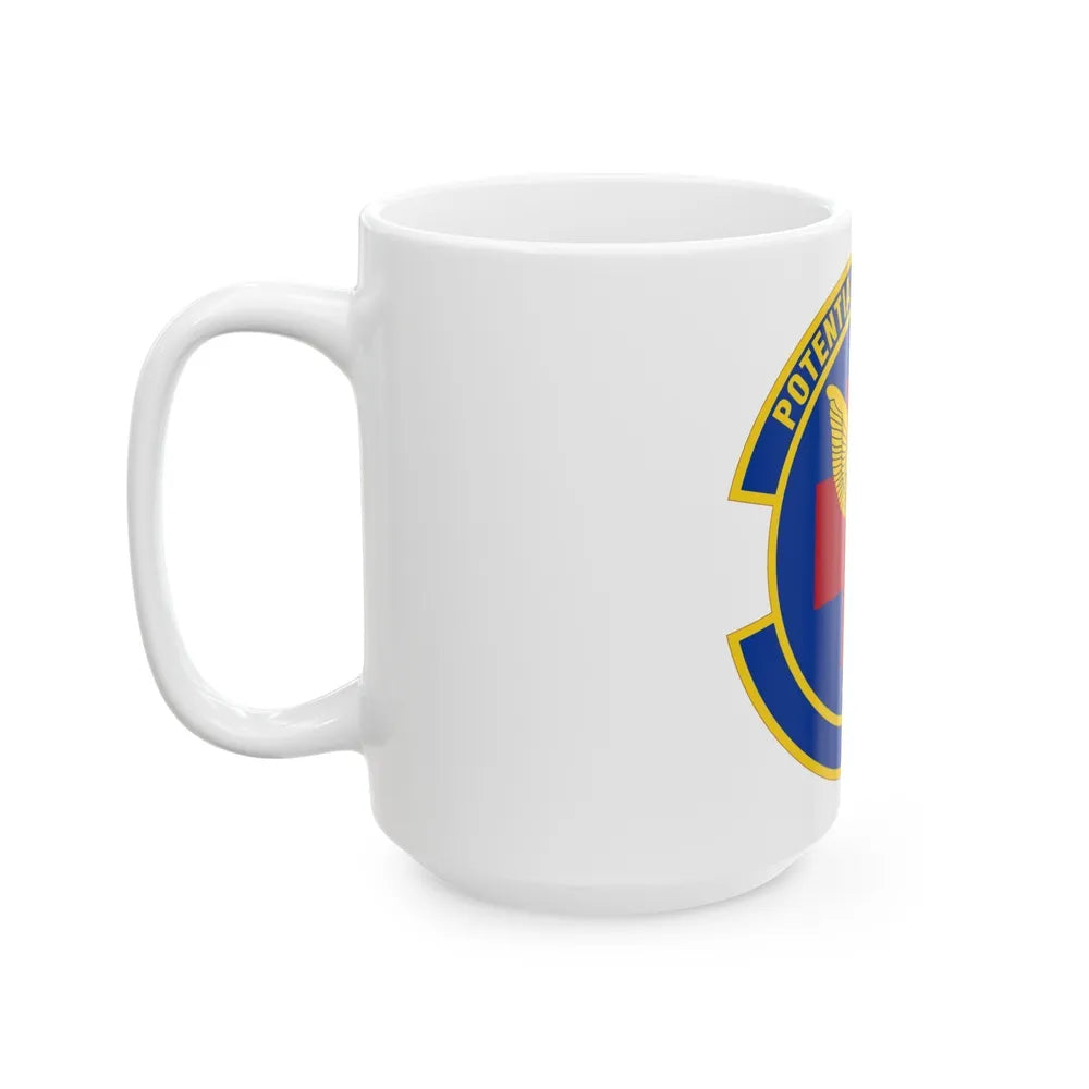 19 Healthcare Operations Squadron AMC (U.S. Air Force) White Coffee Mug-Go Mug Yourself