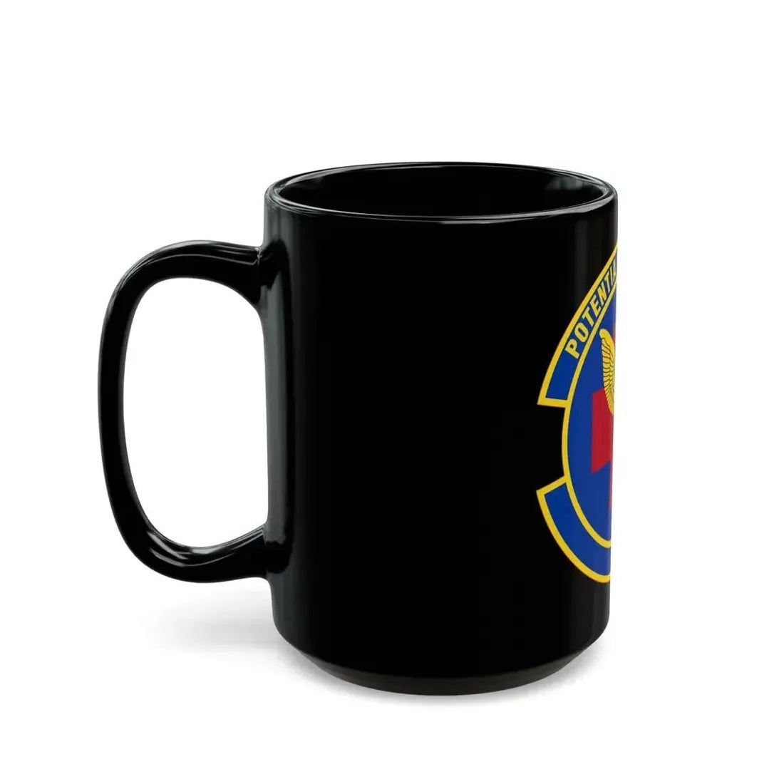 19 Healthcare Operations Squadron AMC (U.S. Air Force) Black Coffee Mug - Go Mug Yourself