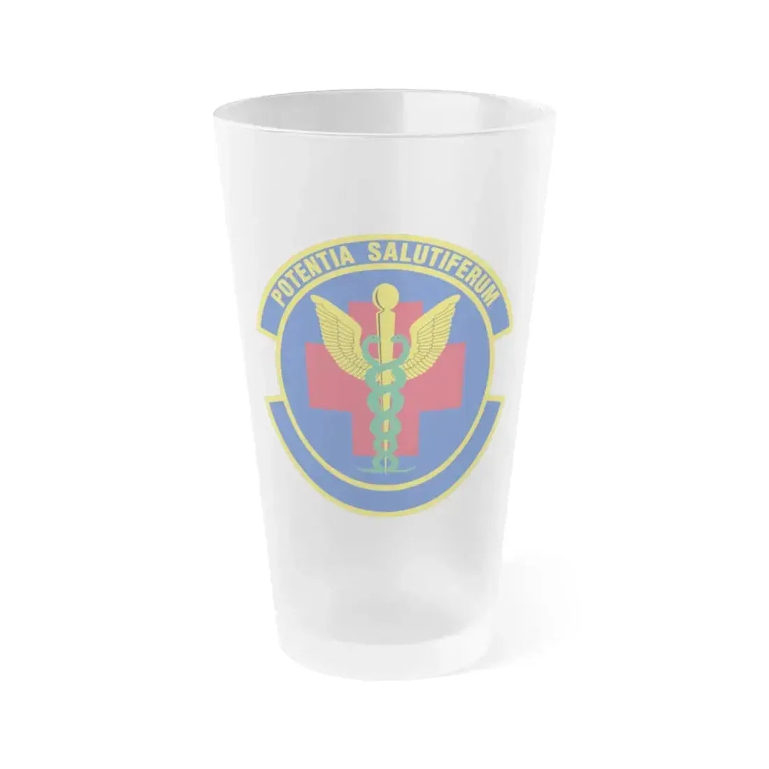 19 Healthcare Operations Squadron AMC (U.S. Air Force) Frosted Pint Glass 16oz 16oz Frosted - Go Mug Yourself