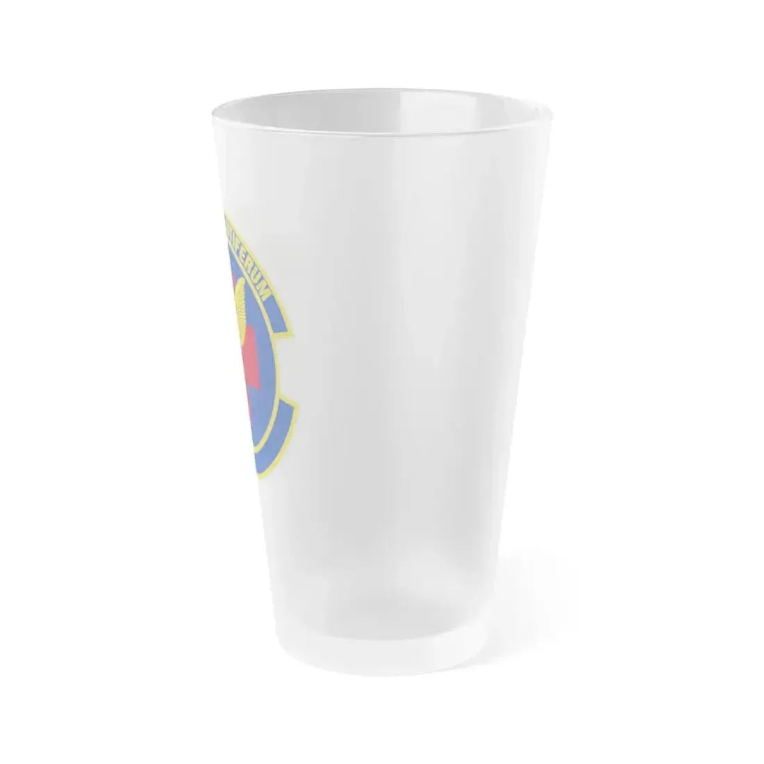 19 Healthcare Operations Squadron AMC (U.S. Air Force) Frosted Pint Glass 16oz - Go Mug Yourself