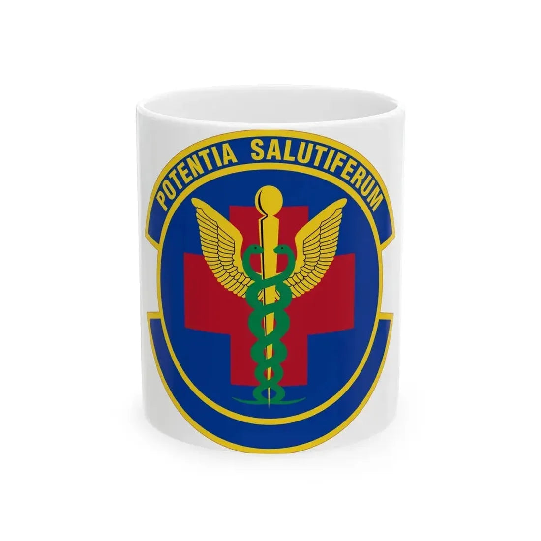 19 Healthcare Operations Squadron AMC (U.S. Air Force) White Coffee Mug 11oz - Go Mug Yourself