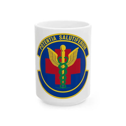 19 Healthcare Operations Squadron AMC (U.S. Air Force) White Coffee Mug 15oz - Go Mug Yourself