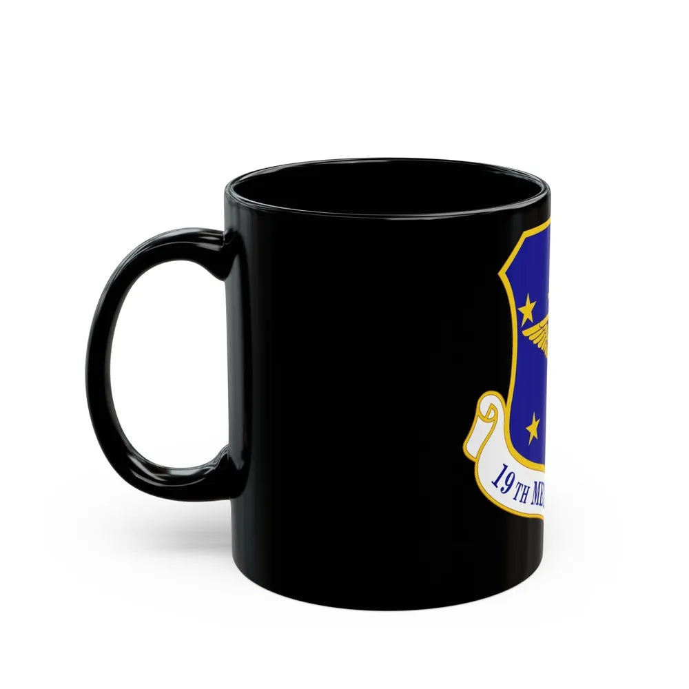 19 Medical Group AMC (U.S. Air Force) Black Coffee Mug-Go Mug Yourself