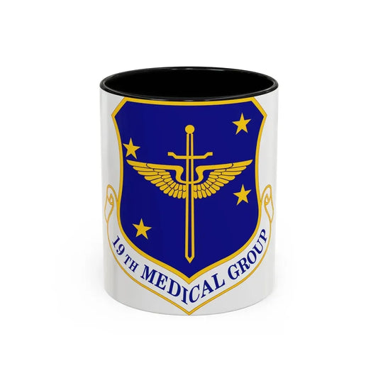 19 Medical Group AMC (U.S. Air Force) Accent Coffee Mug 11oz Black - Go Mug Yourself
