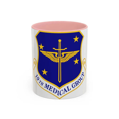 19 Medical Group AMC (U.S. Air Force) Accent Coffee Mug 11oz Pink - Go Mug Yourself