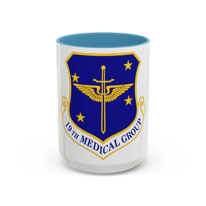 19 Medical Group AMC (U.S. Air Force) Accent Coffee Mug 15oz Light Blue - Go Mug Yourself