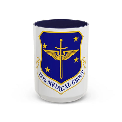 19 Medical Group AMC (U.S. Air Force) Accent Coffee Mug 15oz Navy - Go Mug Yourself