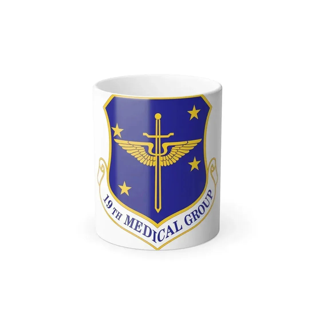 19 Medical Group AMC (U.S. Air Force) Color Changing Coffee Mug 11oz - Go Mug Yourself