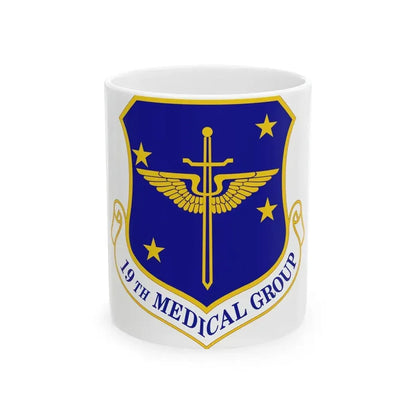 19 Medical Group AMC (U.S. Air Force) White Coffee Mug 11oz - Go Mug Yourself