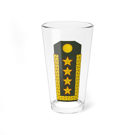 19 Mongolian Army GEN (Mongolia) (Military Rank) Pint Glass 16oz 16oz - Go Mug Yourself
