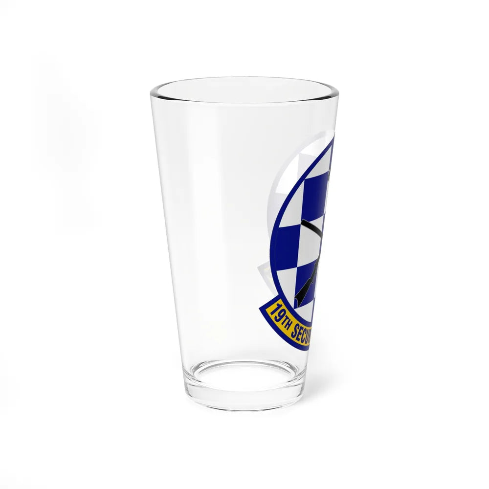 19 Security Forces Squadron AMC (U.S. Air Force) Pint Glass 16oz-Go Mug Yourself