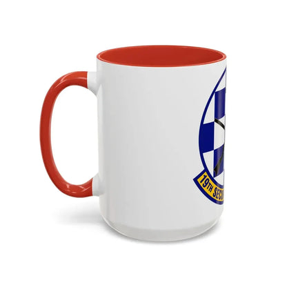 19 Security Forces Squadron AMC (U.S. Air Force) Accent Coffee Mug - Go Mug Yourself