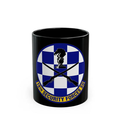19 Security Forces Squadron AMC (U.S. Air Force) Black Coffee Mug 11oz - Go Mug Yourself