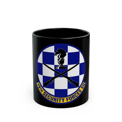 19 Security Forces Squadron AMC (U.S. Air Force) Black Coffee Mug 11oz - Go Mug Yourself