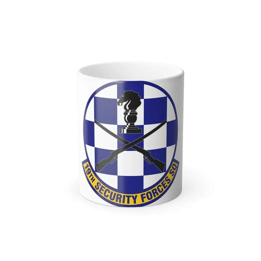 19 Security Forces Squadron AMC (U.S. Air Force) Color Changing Coffee Mug 11oz - Go Mug Yourself