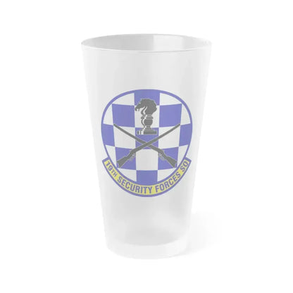 19 Security Forces Squadron AMC (U.S. Air Force) Frosted Pint Glass 16oz 16oz Frosted - Go Mug Yourself