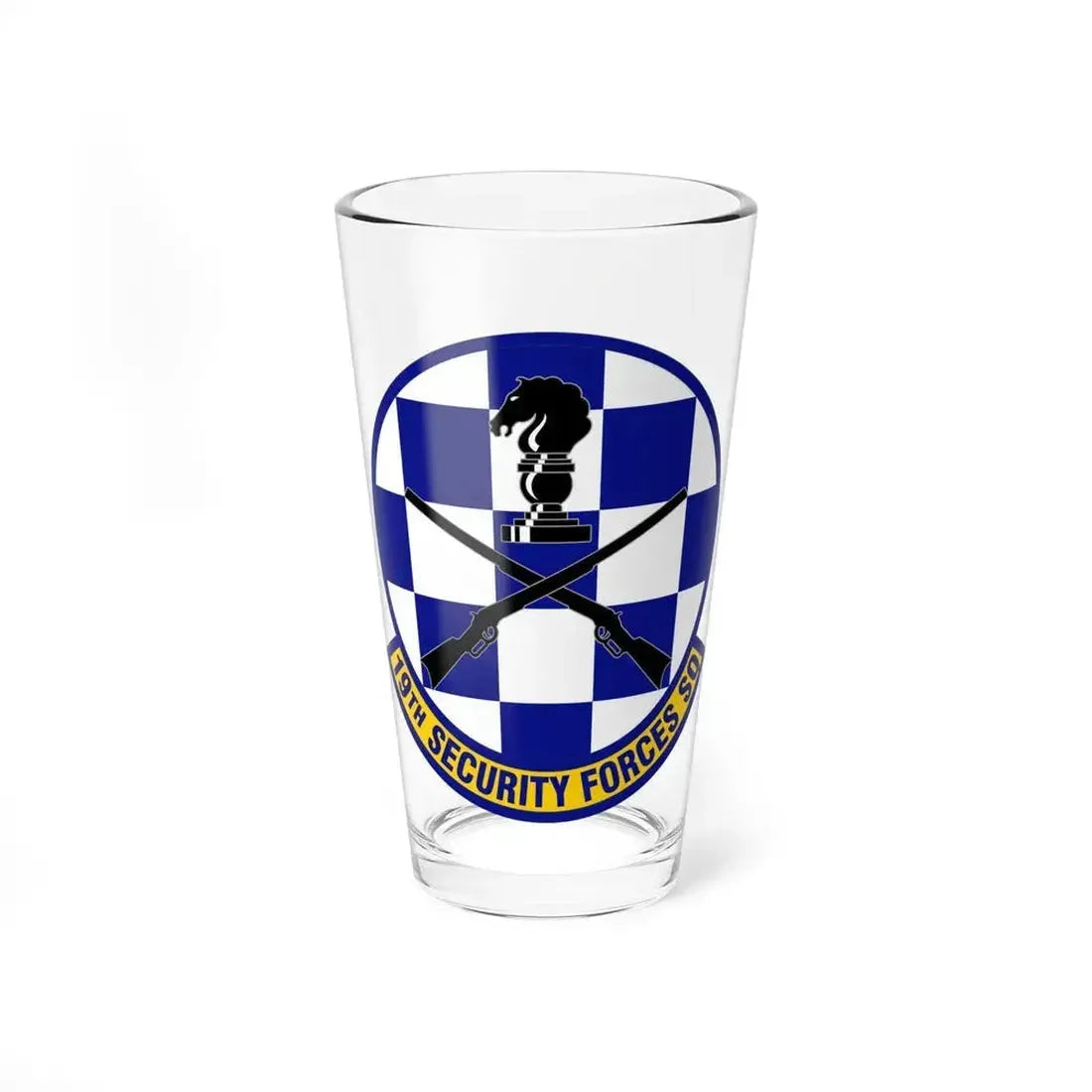 19 Security Forces Squadron AMC (U.S. Air Force) Pint Glass 16oz - Go Mug Yourself